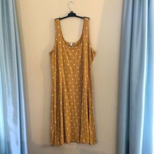 Yellow/White Polka Dot Dress
